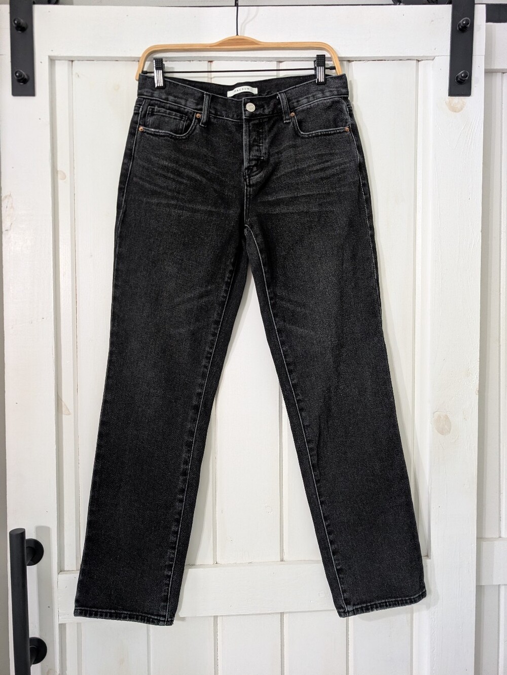 Pacsun Low Rise Straight Leg Black Jeans Size 26